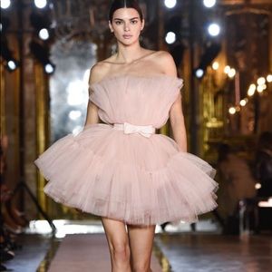 Giambattista Valli x H&M light pink tutu minidress